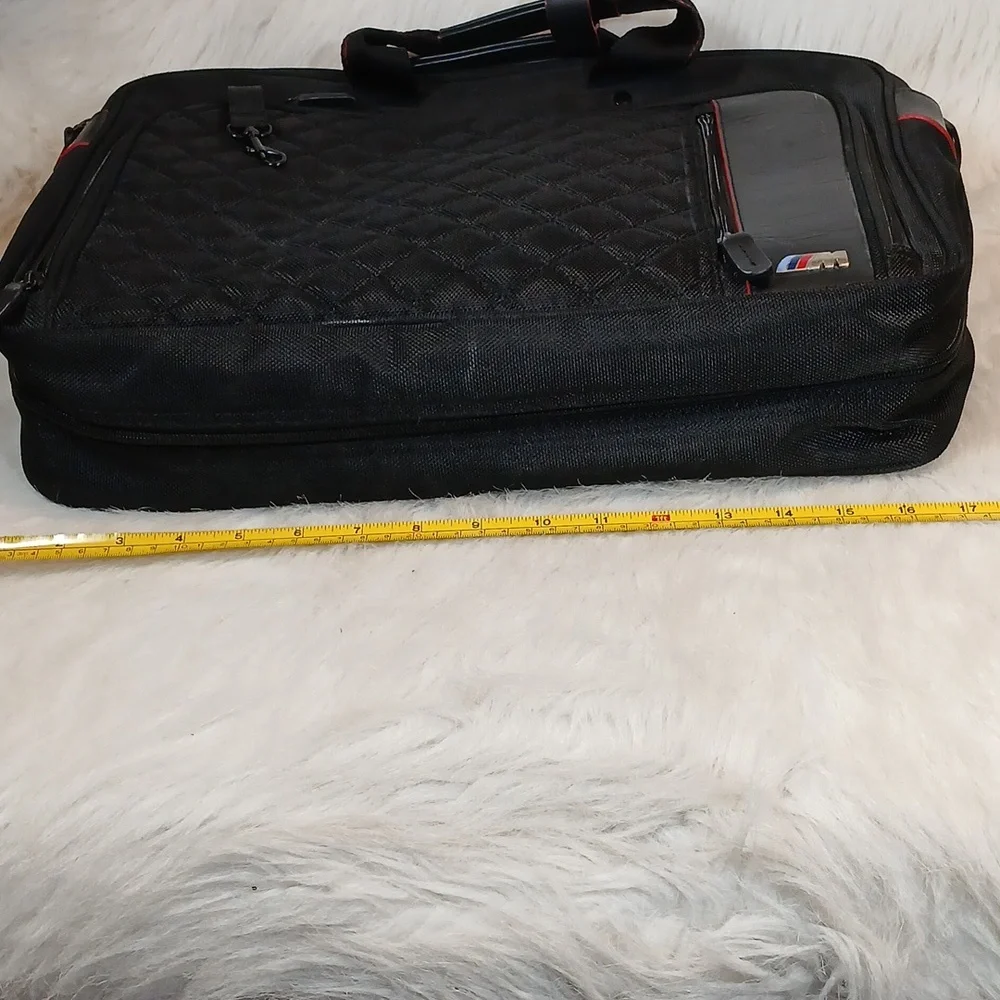 BMW Lap Top Black Quilted Men's Bag